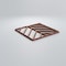 Ekena Millwork Extra Small Genoa Decorative Fretwork Wood Wall Panels, Walnut, 7 3/8"W x 7 3/8"H x 3/8"T WALW08X08X0375GNAWA - alternate 2